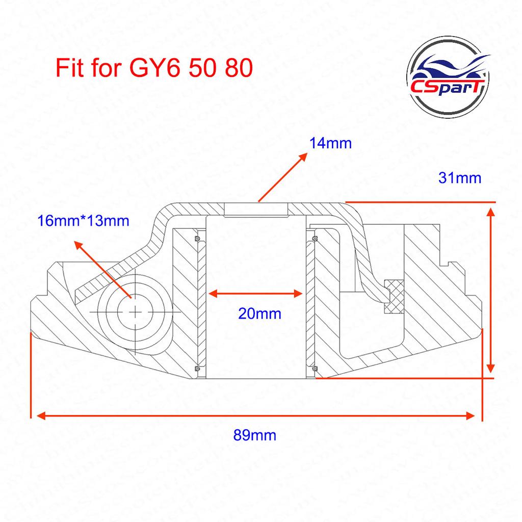 Комплект вариатора для скутера GY6 50 50CC DIO AF18 AF28 ZX AF34 139QMB 139QMA