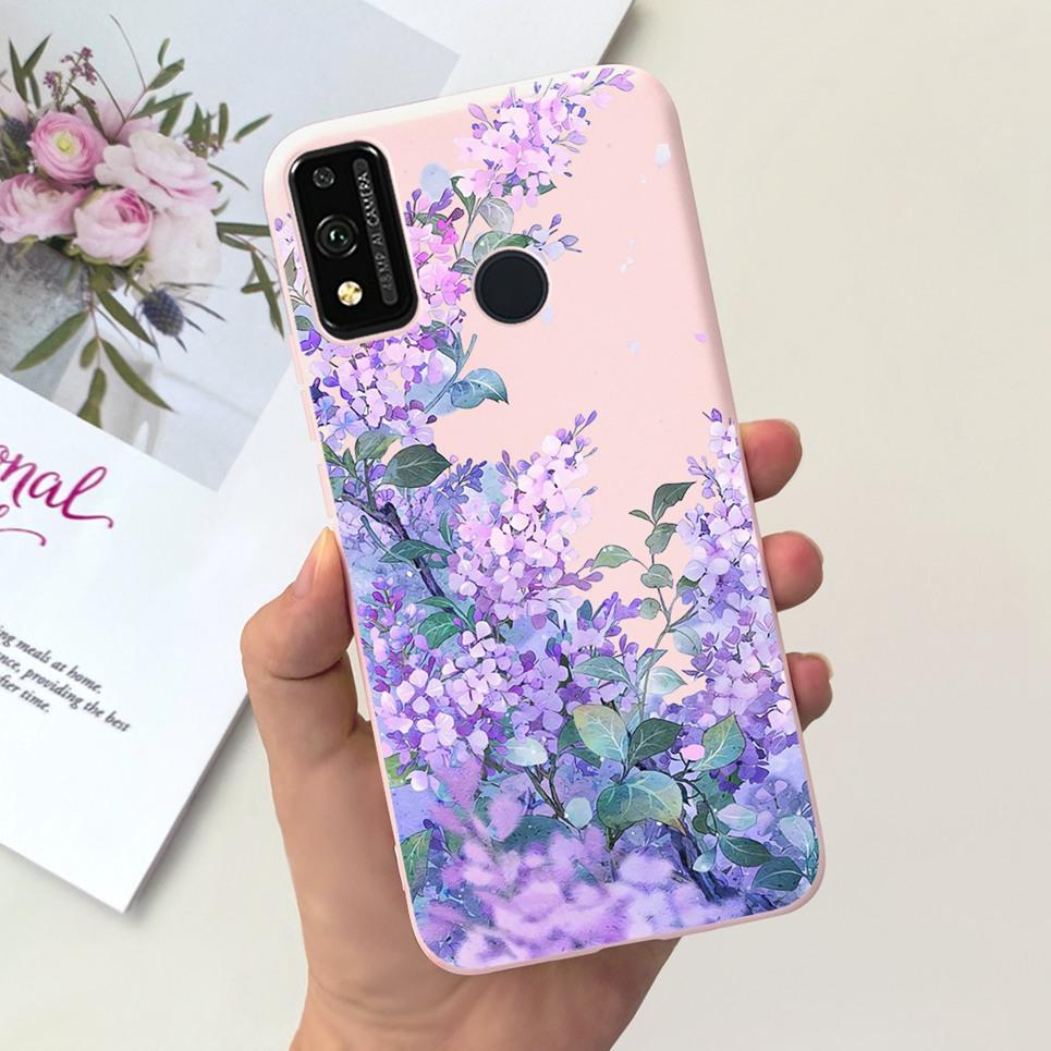 Мягкие силиконовые чехлы для Huawei Honor 9X lite Чехол JSN-L21 JSN-L22 JSN-L23 Coque Fundas Роскошный дизайн с узором Мягкий силиконовый чехол
