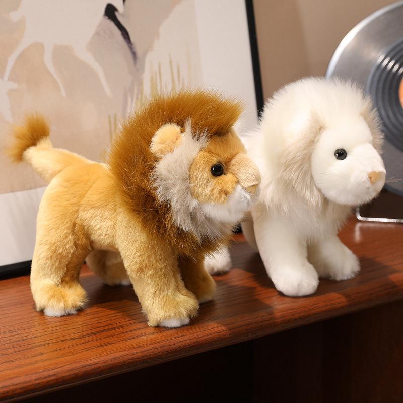 Плюшевая игрушка Белый Лев из Короля Льва - Милый Плюшевый Зверь из Зоопарка Подарок на День Рождения