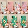 Чехол для Samsung Galaxy M06 S25 Edge A06 F06 F16 M16 Красивые цветы Авокадо Высококачественные противоударные силиконовые защитные чехлы для корпуса Samsung