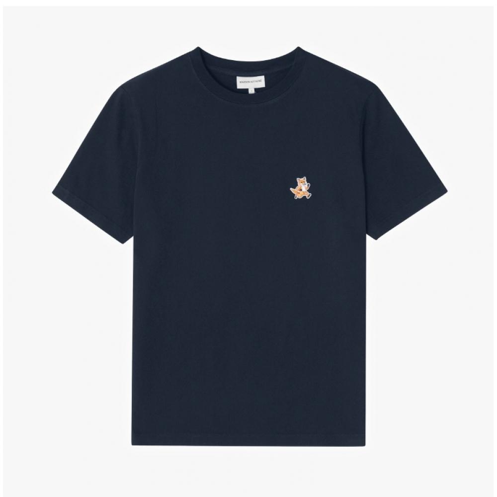 MaiSon KitSune Mm00125kj0008 P476 Speedy Fox Patch Men S Short Sleeve Tee