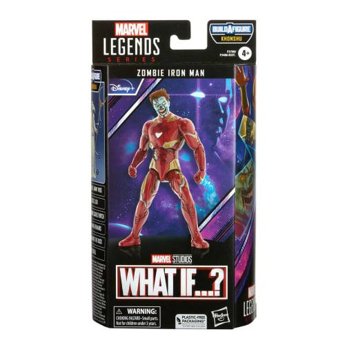 Hasbro Marvel Legends Series MCU Disney Plus Что если...? Фигурка Железного человека-зомби, 6 дюймов (15 см) Размер, с 3 аксессуарами, F3700, Оригинал