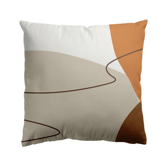 Наволочка с геометрическим принтом, моющаяся, невыцветающая наволочка, очень мягкая квадратная наволочка, украшение для дивана для дома