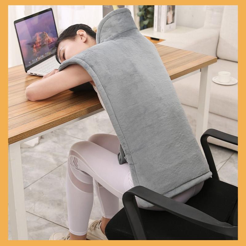 Автоматическая грелка 100 Вт с автоотключением, домашний терапевтический электрический одеяло, интеллектуальный согревающий шарф с горячим компрессом