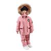 Children's Winter Two-piece Padded Jacket With Warm Padded Jacket Overalls