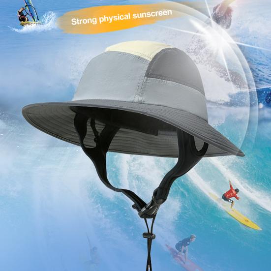 Защитная шляпа-ведро с защитой от солнца, мягкая дышащая, с широкими полями, устойчивая к ультрафиолетовому излучению, водонепроницаемая шляпа от солнца с регулируемым ремешком на подбородке