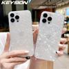 KEYSION Чехол с блестящим узором Diamond Shell для iPhone 12 11 Pro Max, женский противоударный чехол для iPhone SE 3 2020 XS Max XR