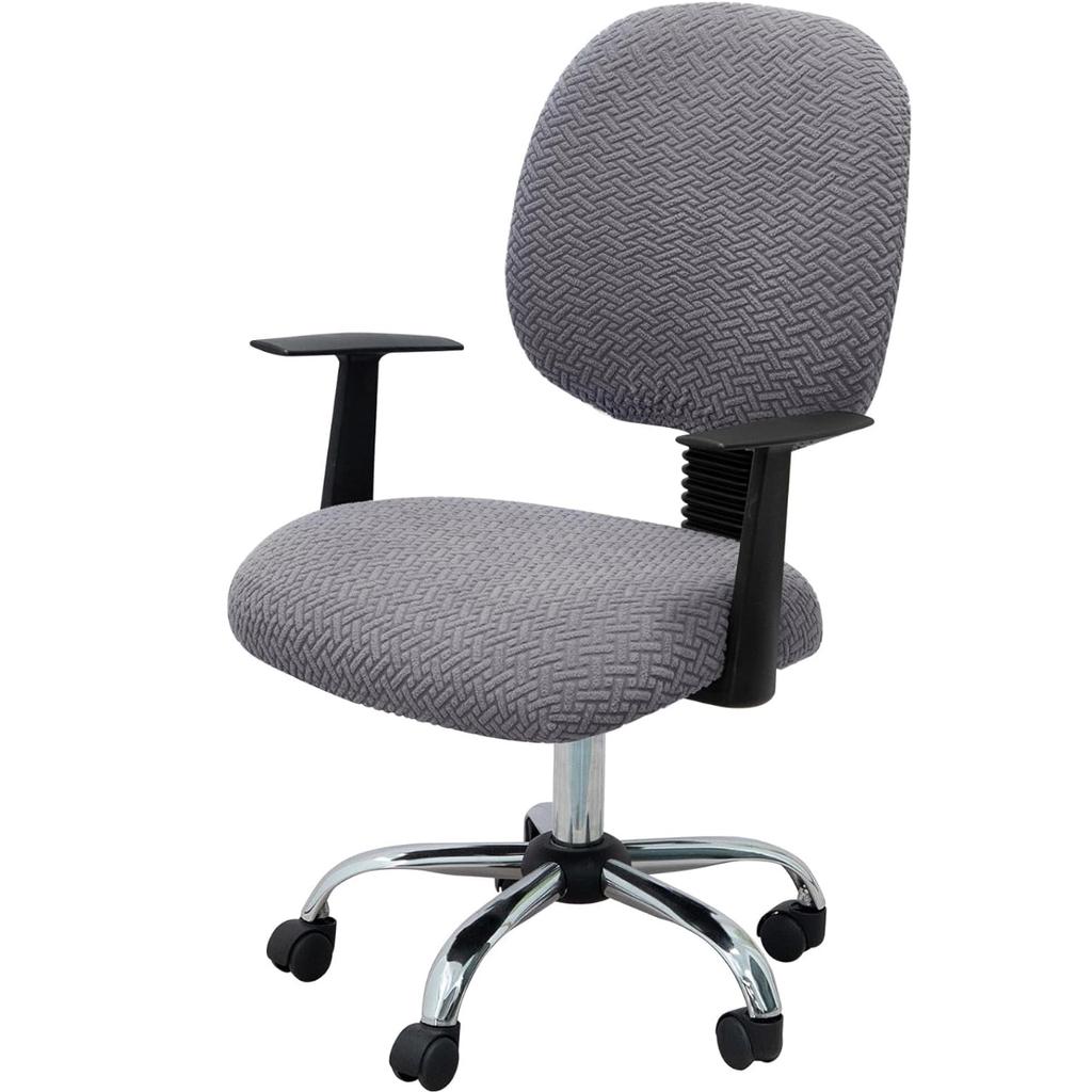 Жаккардовые эластичные чехлы на офисные компьютерные кресла, чехлы на сиденья для кресел, съемные, моющиеся, защита для вращающихся кресел