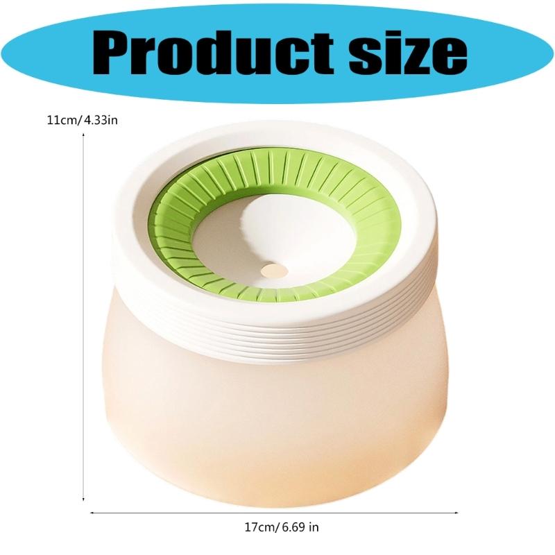 Suspension Pet Water Bowl Prevent Wet Mouth for Cats NonSlip Base Drinking Bowl