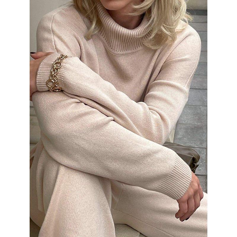 Осенне-зимние женские свитера, водолазки, женские пуловеры, вязаные джемперы с разрезом по бокам, рождественский свитер, большие размеры, для женщин