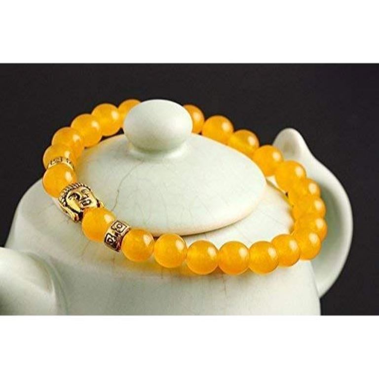 Hot And Bold Reiki Feng-Shui Crystal Natural Semi Precious Gem Stone Beads Hand Bracelet