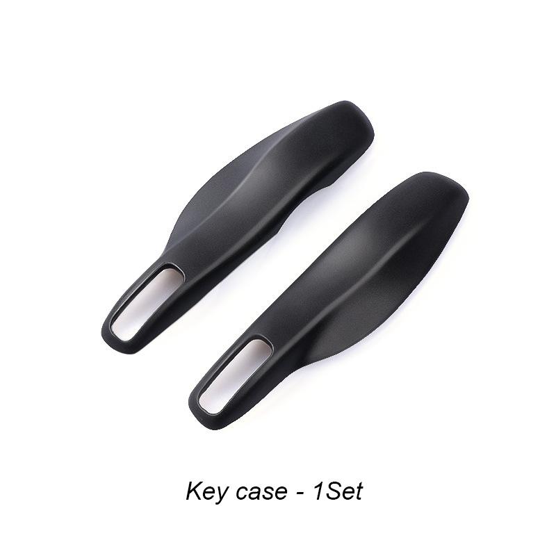 AABKQ1 For Porsche Cayenne Macan Panamera 911 718 Key Repair Kit Metal Frame Button Cover Tail Hanging Keychain Replacement Parts Set