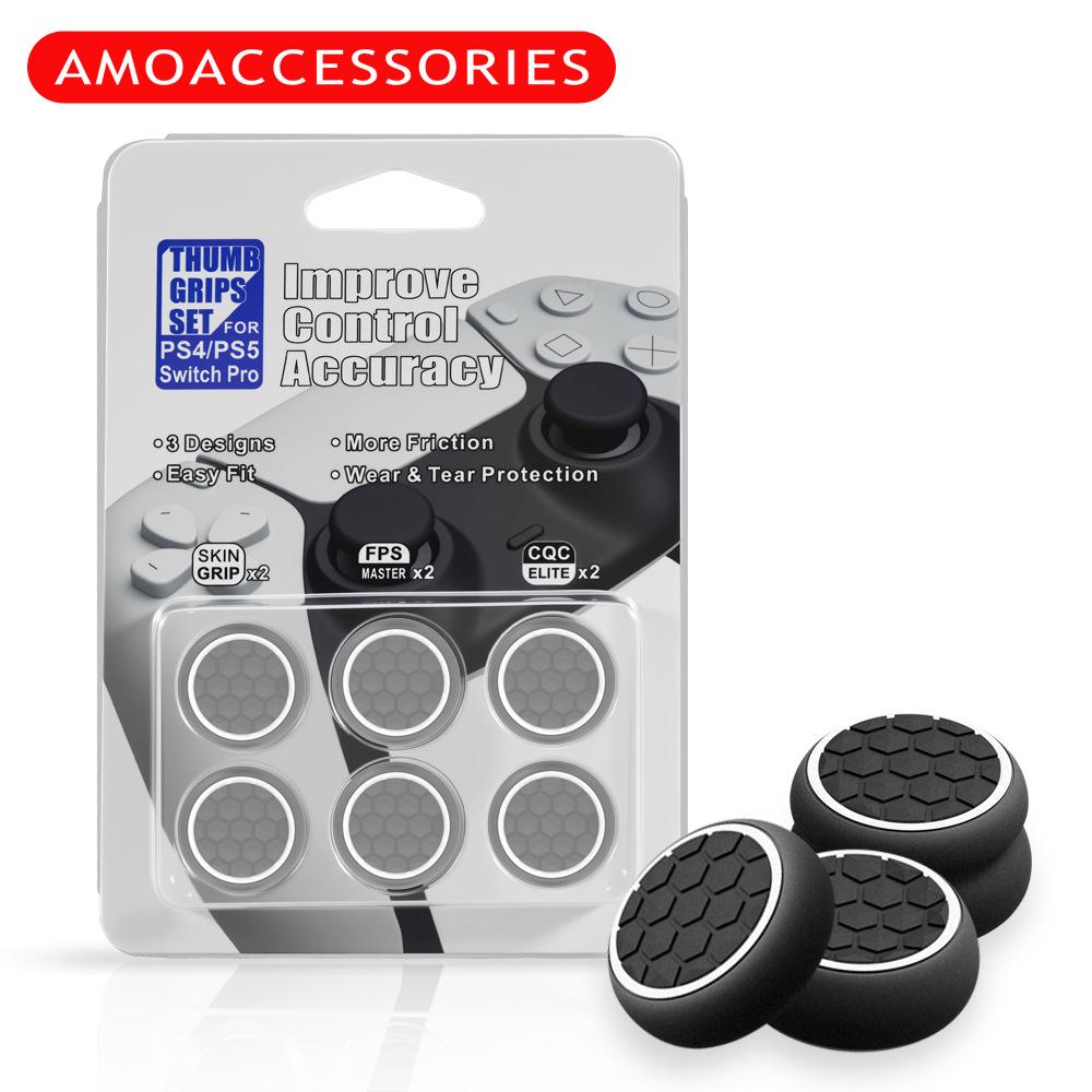 Силиконовые накладки на стики для контроллеров PS4/PS5/Xbox – Набор из 3 штук