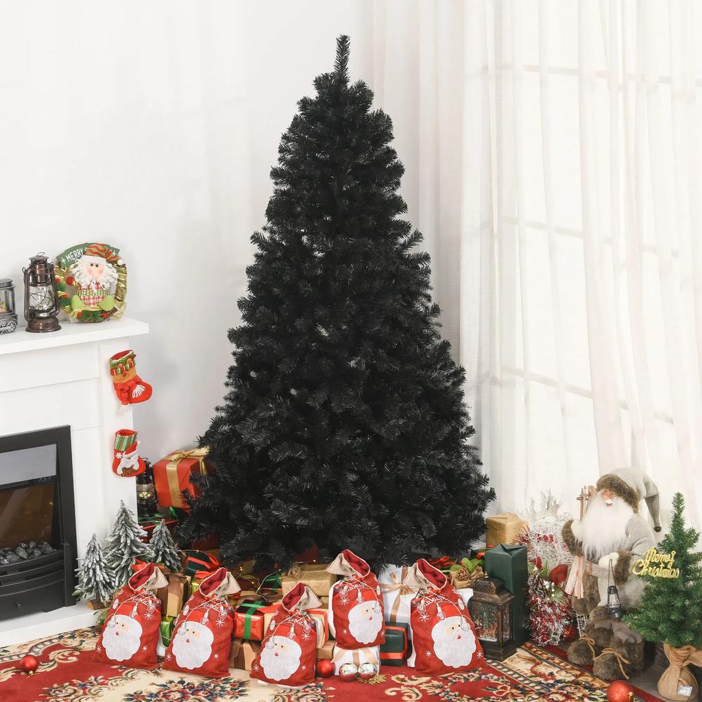 7ft Indoor Xmas Full Tree Artificial Xmas Tree, Artificial Christmas Tree With Realistic Branches And 1346 Tips,Indoor Xmas Tree