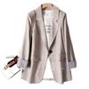 Костюм размера плюс пиджак женский корейский весна и осень тренд свободные повседневные топы маленькие костюмы