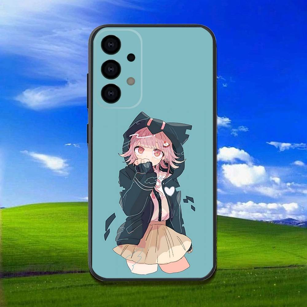 Чехол для телефона Чиаки Нанами D-Danganronpa для Samsung Galaxy A13, A21s, A22, A31, A32, A52, A53, A71, A80, Мягкий черный корпус