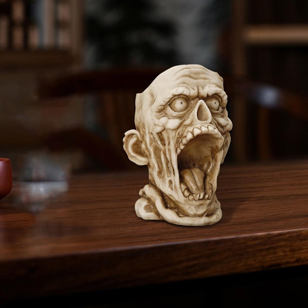 Ужасный цветочный горшок, креативное комнатное зеленое растение из смолы для сада, горшечные украшения для цветочных горшков