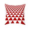 Наволочка Красная Синяя и Черная Геометрическая Наволочка для Подушки Чехол для Подушки Квадратная Подушка для Дивана Домашний Текстиль Оптом