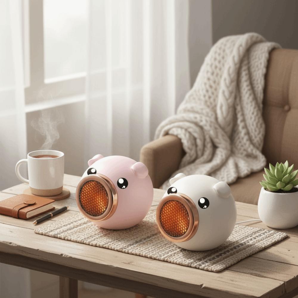 Energy-Saving Desktop Heater Fast Heating Personal Heater Creative Space Heater Office Use
