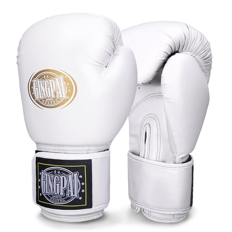 Премиальные боксерские перчатки для взрослых Женские Мужские MMA Муай Тай Тренировки Свободный бой 8 10 12 6 унций