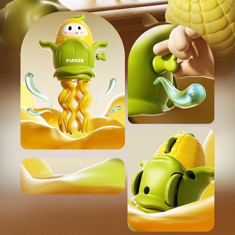 Интерактивная игрушка для кошек Ползающий осьминог Кукурузообразная танцующая интерактивная игрушка для кошек Комнатная танцующая кукуруза Игрушка для котят Товары для питомцев