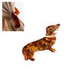 Dachshund Shape Plastic Hair Claw Festival Photography Hair Accessories for Women Girls High Ponytail Anti Slip Hairpins
