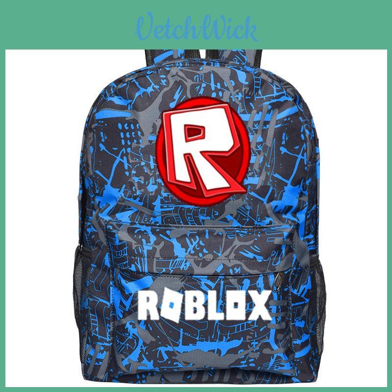 Детский школьный рюкзак Roblox с большим объемом и прочным нейлоновым материалом