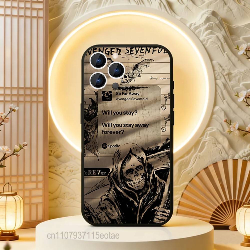 Чехол для телефона Avenged S-Sevenfold A7X Band Для iPhone 12,16,13,14,15,17,11,Pro,Max,Plus,E,Air,Mini TPU Мягкий, приятный для кожи