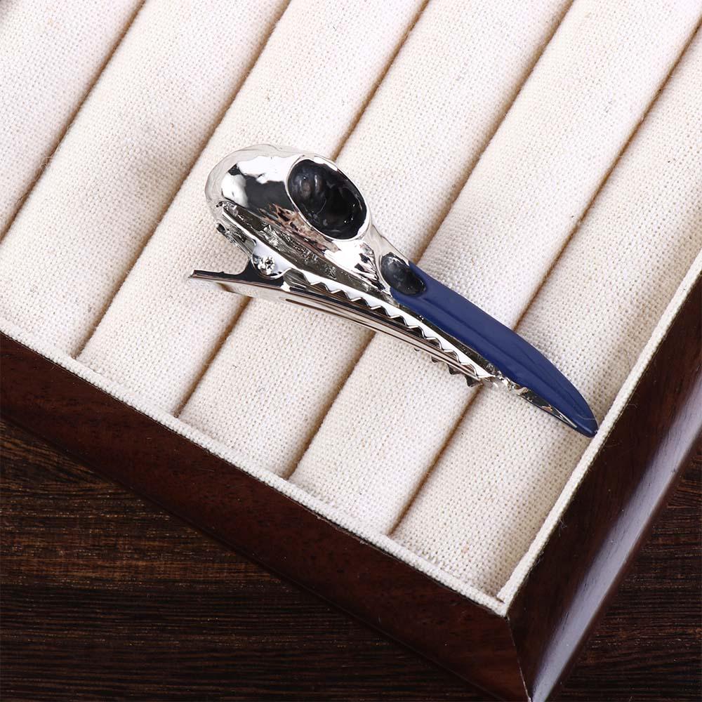 Заколки для волос Готические заколки для волос Заколки для волос с черепом Заколки для волос с головой вороны Женские заколки-уточки Заколки для волос с черепом животного