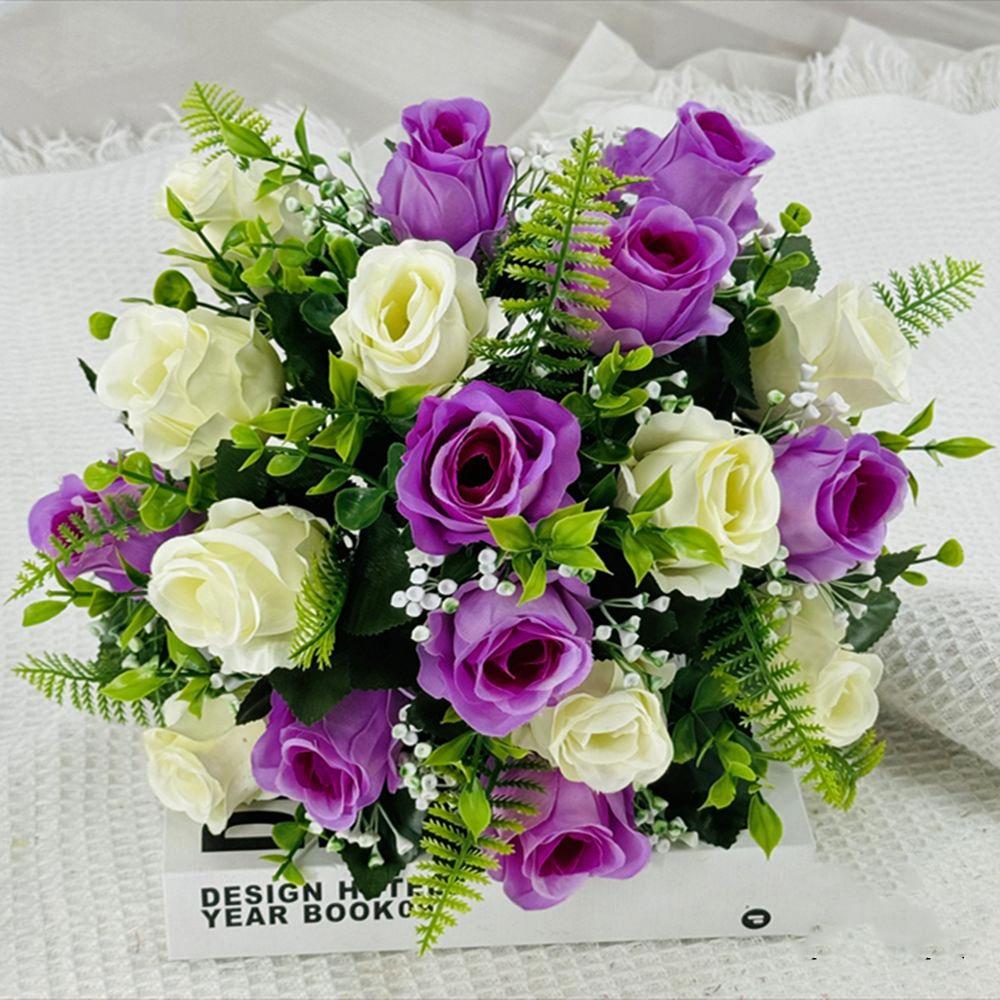 18 Heads Real Happy Lucky Flower 8 Colors Crystal Grass Bouquet  Home Decorative