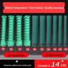 (10pcs) Extra Long Spiral Perm Rods 14cm - Screw Thread Design, 24V220 Digital Hot Water Wave Style
