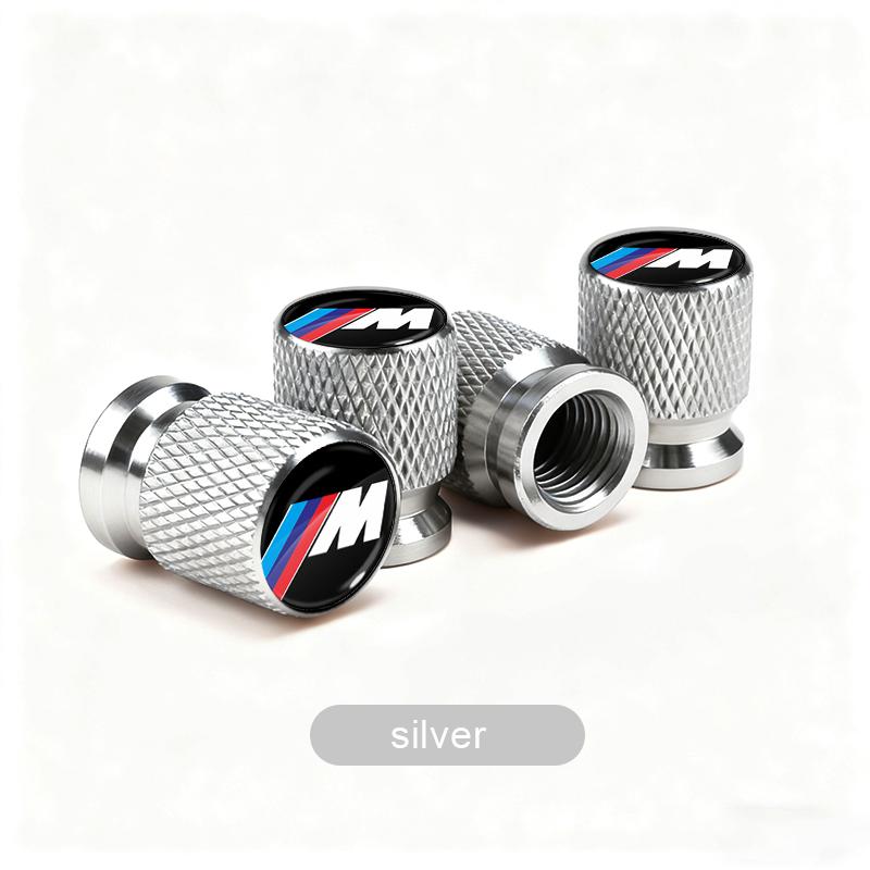 4Pcs Car Wheel Tire Valve Caps Air Stem For BMW M8 M7 M6 M5 M4 M3 M2 M1 F30 F10 F15 E30 E46 E90 E60 3 Series 5 Series 7 Series