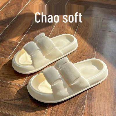 2025 Роскошные женские летние домашние тапочки с мягкой подошвой