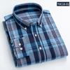 Рубашки с длинным рукавом из хлопка и льна для мужчин, деловая повседневная клетчатая рубашка, мужская дышащая летняя рубашка с передним карманом