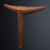 Thickened Sofa Feet Walnut Color Furniture Feet Foot Bedside Legs  Tea Table