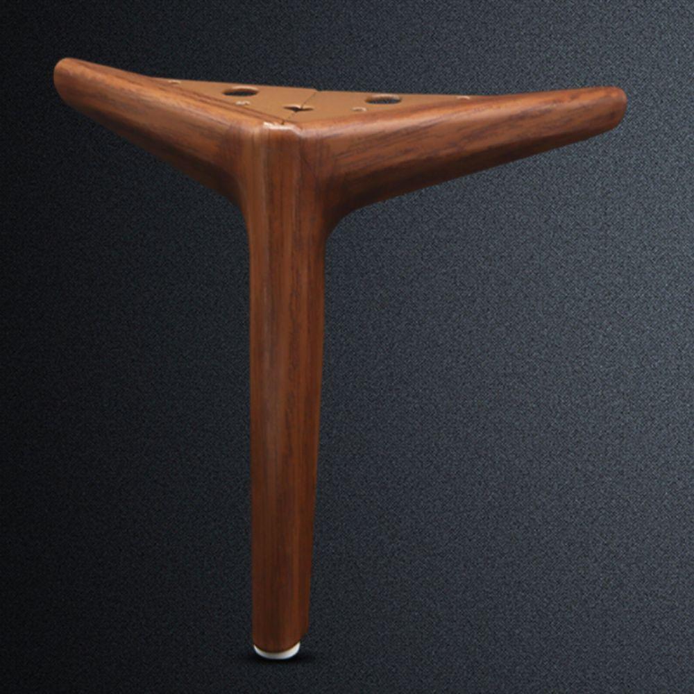 Thickened Sofa Feet Walnut Color Furniture Feet Foot Bedside Legs  Tea Table