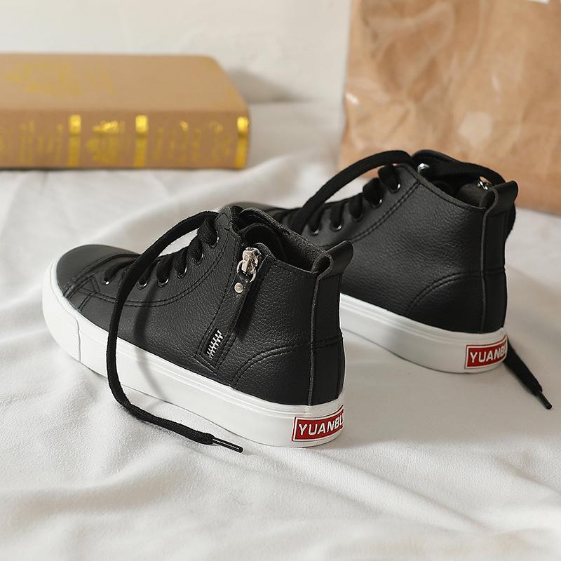 Dwayne весна осень новые высокие балетки на молнии корейская версия дикие дышащие белые туфли студенческие балетки женские туфли 687