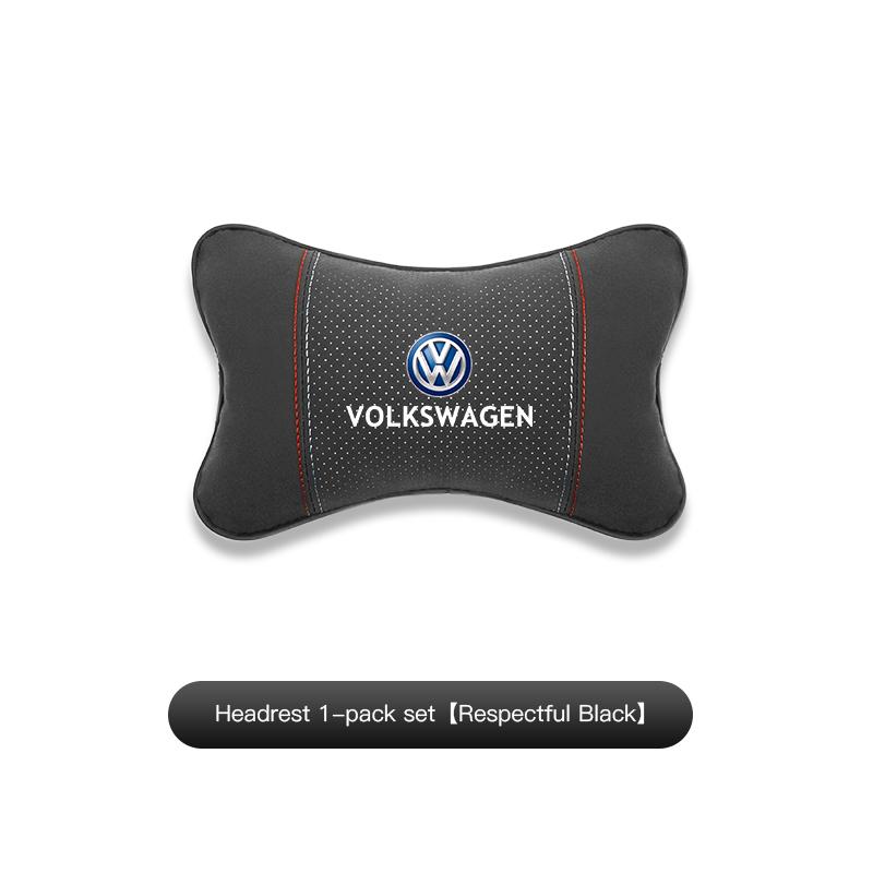 2026 Горячий Для Volkswagen VW 2025 Для Volkswagen VW Golf Amarok T5 ID3 T-Cross Jetta T-ROC Замшевая Автомобильная Подушка на Шею Подголовник Поясничная S