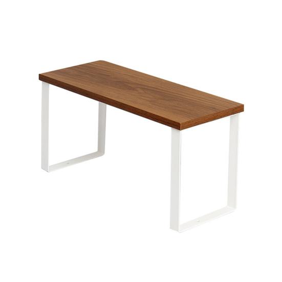 Стабильная настольная полка для хранения высокой твердости, металлическая практичная полка для настольного хранения для дома