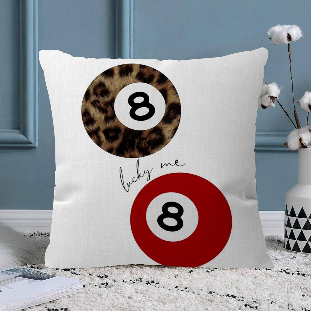 Black And White No Ball Art Pillow Cushion Cover Pillowcase Living Room Sofa Home Decor Customized