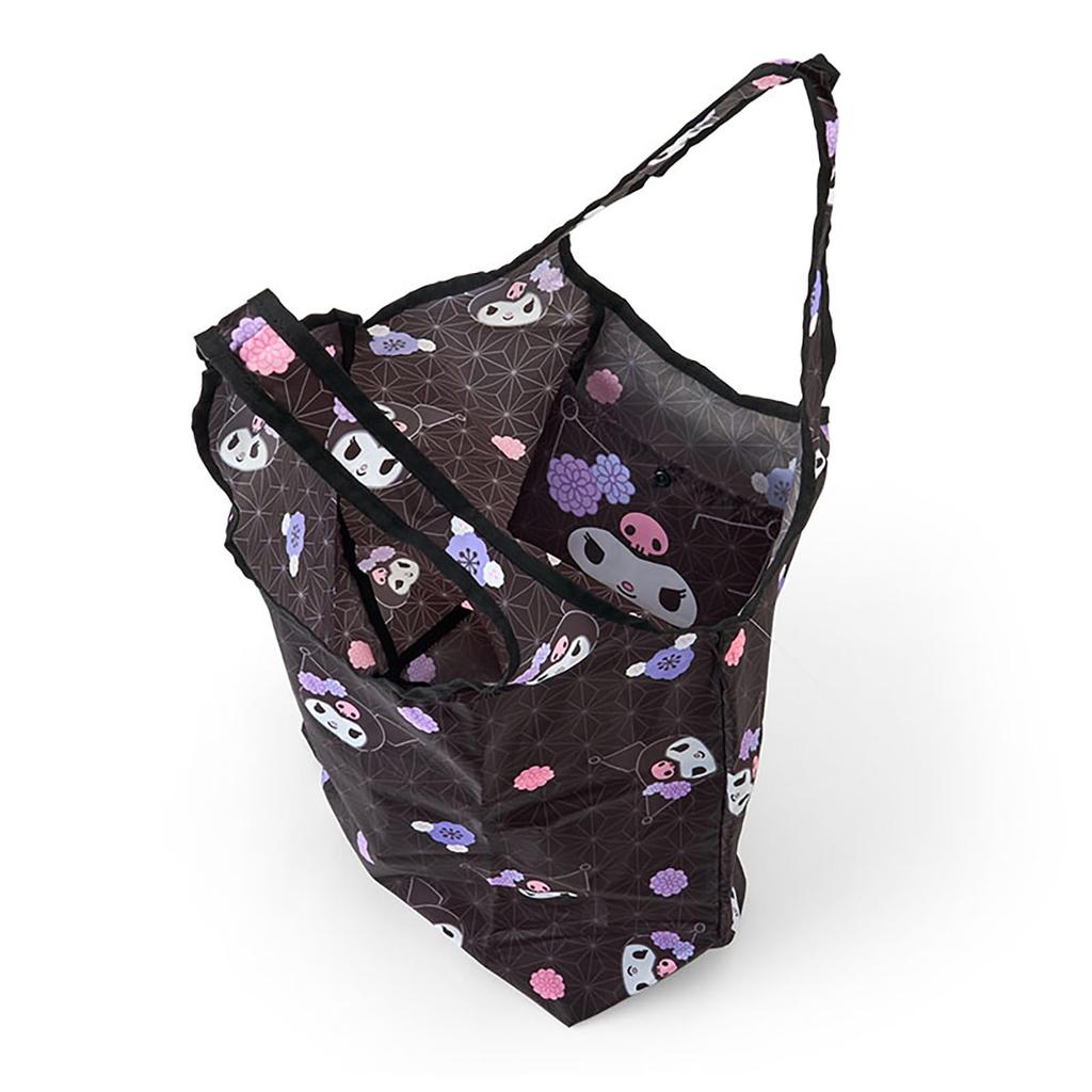 Japanese Pattern Eco Bag Kuromi 085570 [Sanrio]
