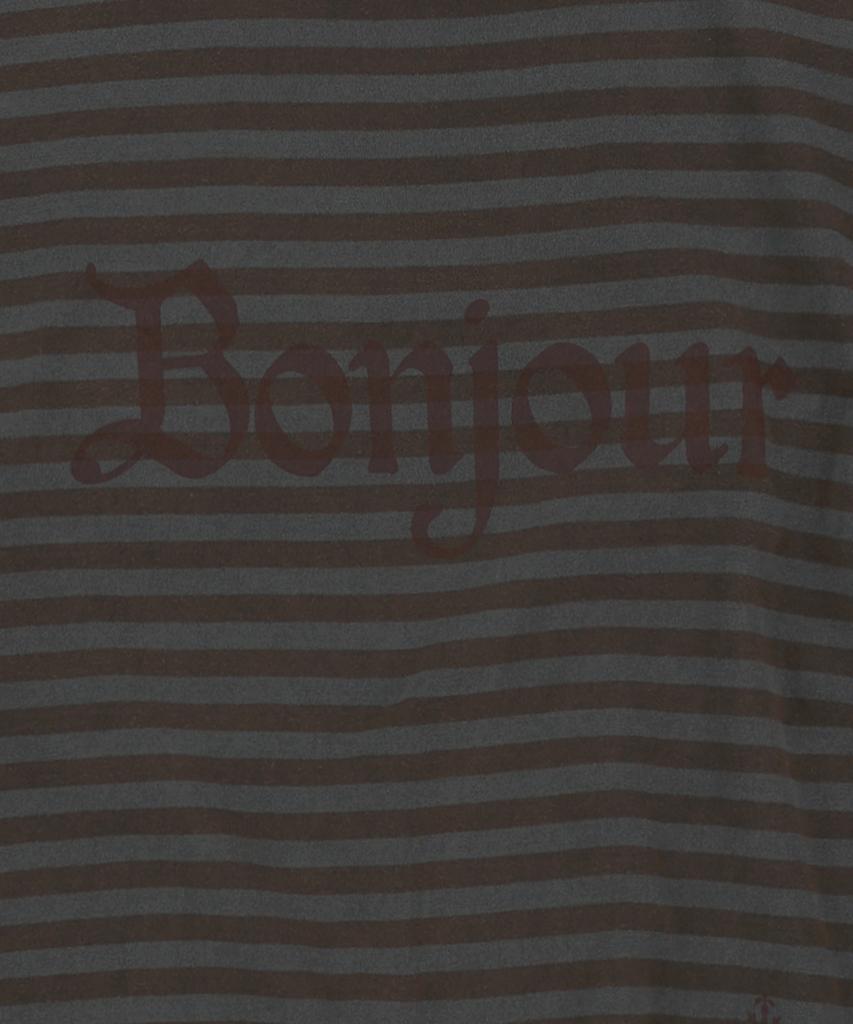 SLOWACID Pigment Vintage Stripe Long Sleeve [Brown]