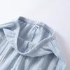 Пижама Yume из двойной марли Детская домашняя одежда Детская пижама с длинным рукавом Хлопковая пижама из зефирного хлопка Ночная одежда для братьев и сестер Парная Полностью расстегивающаяся
