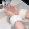 2Pcs One Pair Wrist Washing Belt Absorb Water Sports Sweat Wiping Bracelet Hairband Moisture Wrist Washband