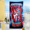 Bayern Munich Crest Customized Name Beach Towel Soft Durable Quick-Dry