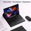 Bluetooth-клавиатура с сенсорной панелью для Samsung Tab S9/S10/S7 FE Plus 12,4 дюйма и S6 Lite Защитный чехол