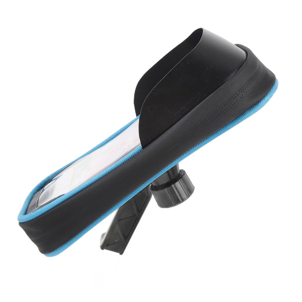 Сумка для велосипедного телефона с передней рамкой, водонепроницаемая, вращающаяся на 360 градусов, дизайн переднего козырька, сенсорный экран, велосипедный телефон