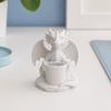 Горшок для цветов со встроенными дренажными отверстиями, 3D-печатный держатель для ручек в форме дракона, Уличный цветочный горшок для небольших зеленых растений