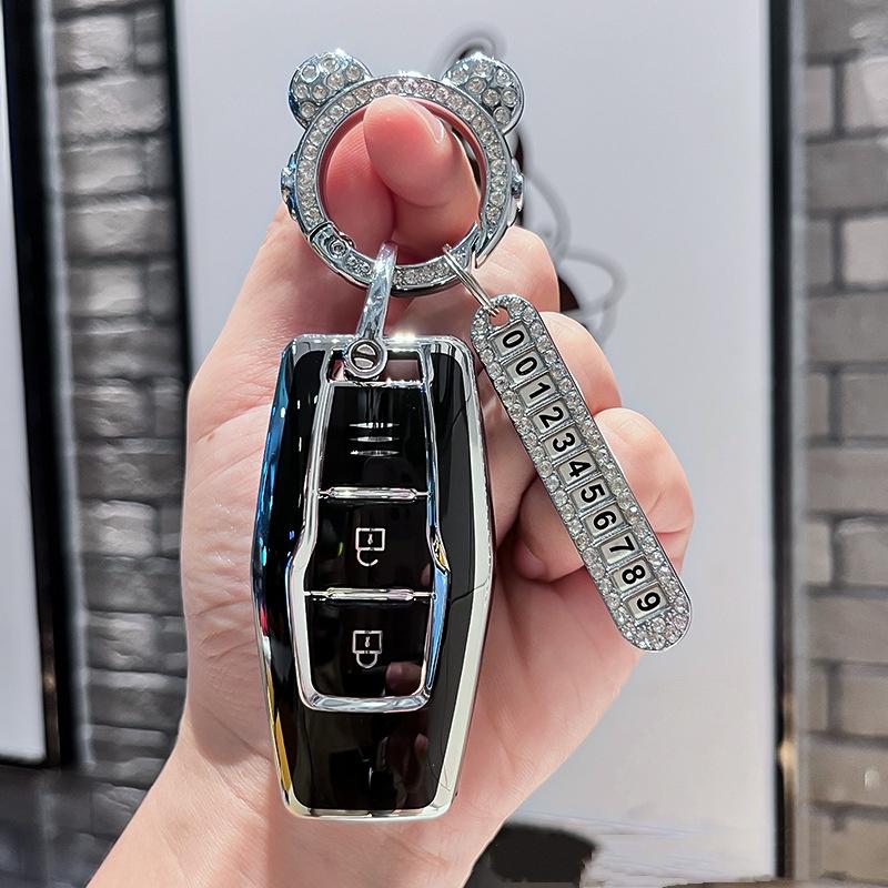 ТПУ Чехол-Крышка для Брелока Автомобильного Ключа Защитная Оболочка Брелок Для Mitsubishi Outlander Аксессуары для Управления