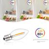 Warm White LED Light Bulb E12 E14 Light Bulb Hot LED Bulb 6000K White Light